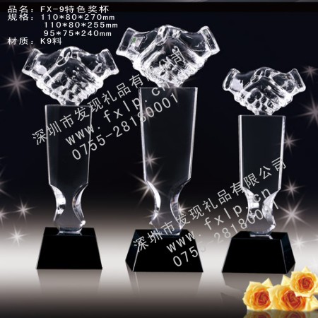 FX-9特色奖杯 水晶奖杯上海,奖杯制作商,水晶奖杯生产,水晶奖杯上海哪里有,上海水晶奖杯商城
