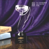 运动奖品FX-35小碗型水晶奖杯