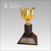 HM-Z002M大号紫荆花奖杯