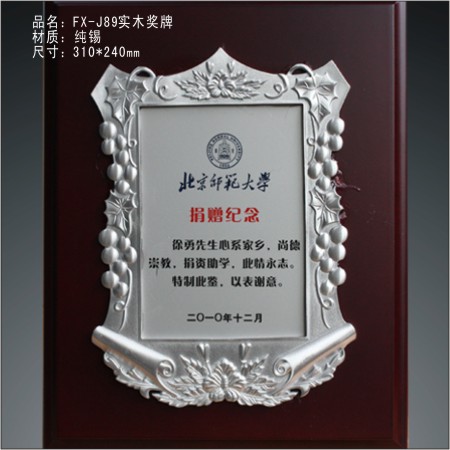 FX-J89实木奖牌 