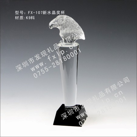 FX-107新水晶奖杯 水晶奖杯生产,水晶奖杯批发,新款水晶奖杯,高档水晶奖杯,哪里有水晶奖杯