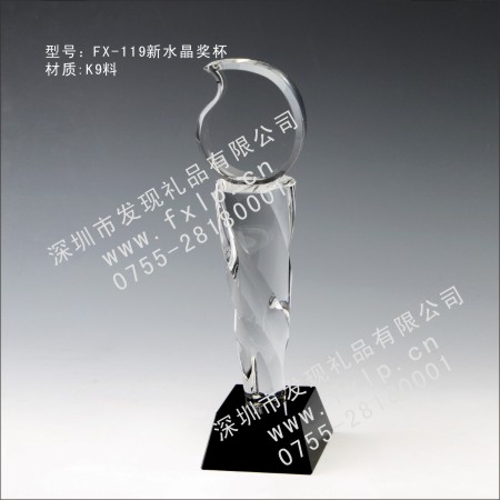 FX-119新水晶奖杯 制作企业水晶奖杯,特制学校水晶奖杯,定做政府水晶奖杯,最好水晶奖杯公司,水晶奖杯生产商